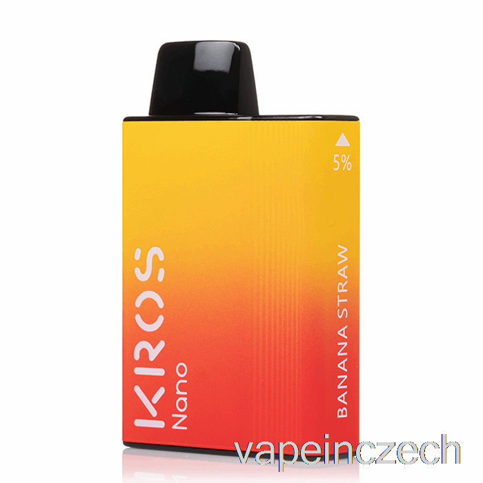 Kros Nano 5000 Jednorázový Banánový Jahodový Vape Bez Nikotinu